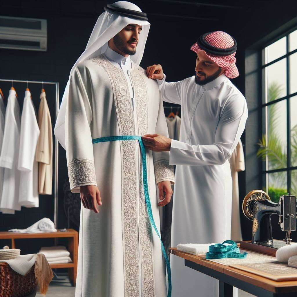 Kandora Alterations and Fittings in Abu Dhabi by Shabab Al Yola